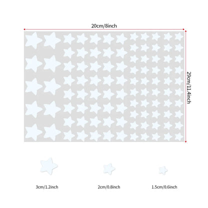 100 Glow in the Dark Star Stickers for Kids Rooms