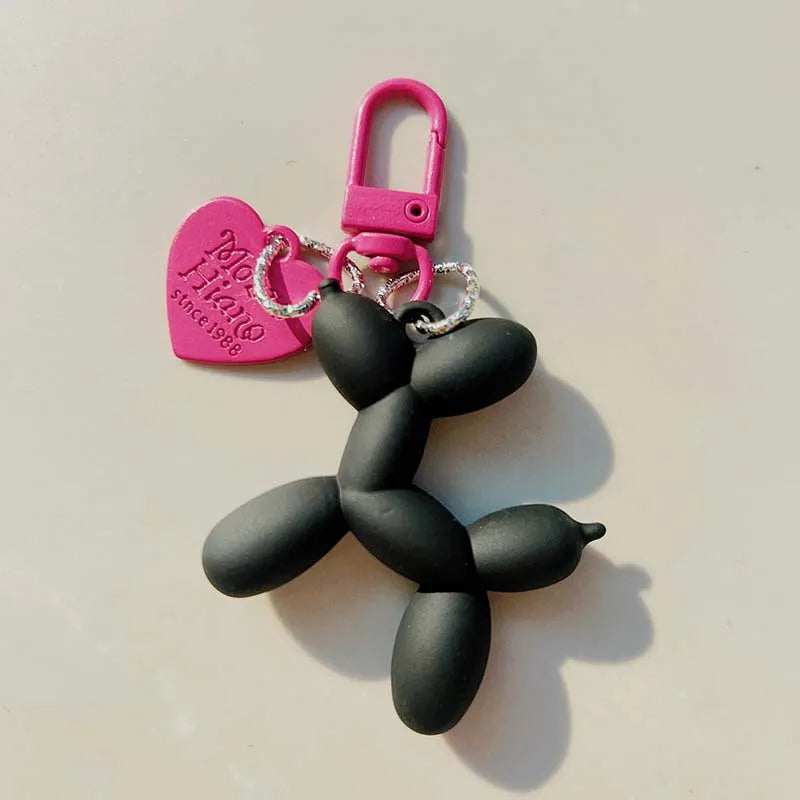 Dog Keychain, Cute Cartoon Jelly Dog Pendant & Animal Keyring
