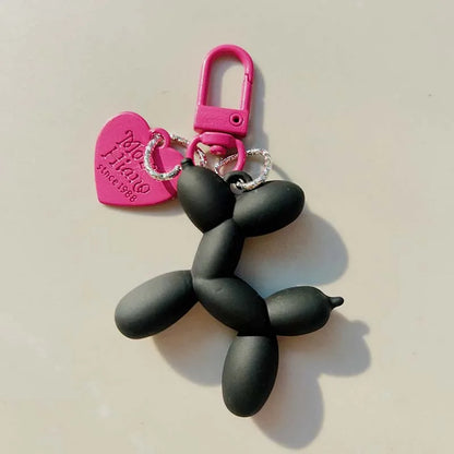 Dog Keychain, Cute Cartoon Jelly Dog Pendant & Animal Keyring