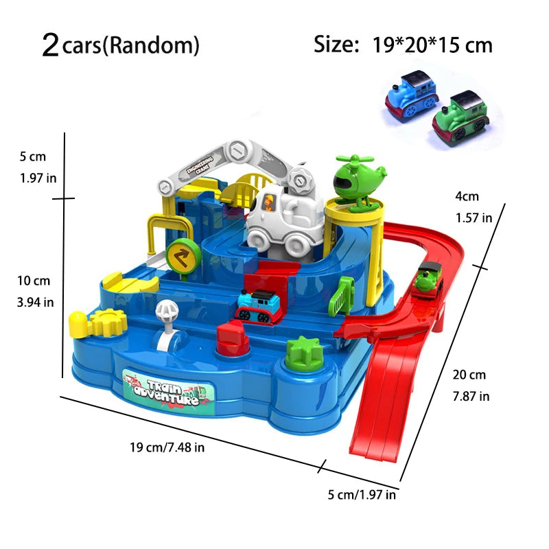 Racing Track Car Toy Set – Educational Rail Adventure Game