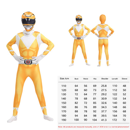 Superhero Samurai Cosplay Costume Adult Jumpsuit with Mask