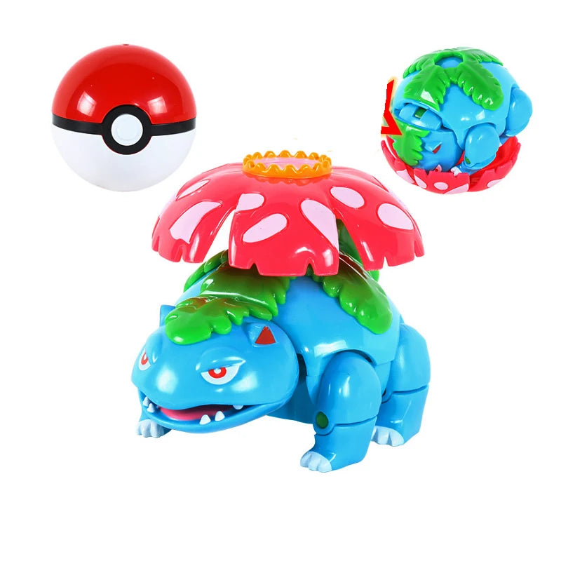 Transforming Anime Toy Ball – PVC Deformable Figure for Play & Display