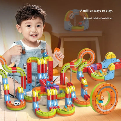Magnetic Track Train Toy – Anti-Gravity Railway Model