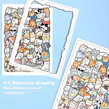 Wooden Animal Puzzle – 50 Piece Irregular Educational Jigsaw