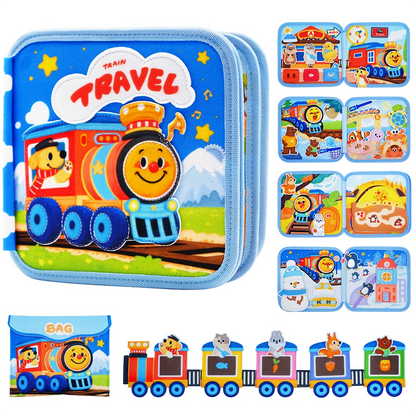 A hands-on, portable activity book for playful learning wherever you go.