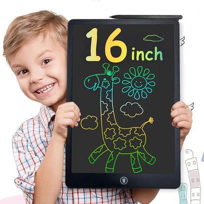 16 Inch LCD Writing Tablet – Multicolor Kids Drawing Board