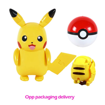 Transforming Anime Toy Ball – PVC Deformable Figure for Play & Display