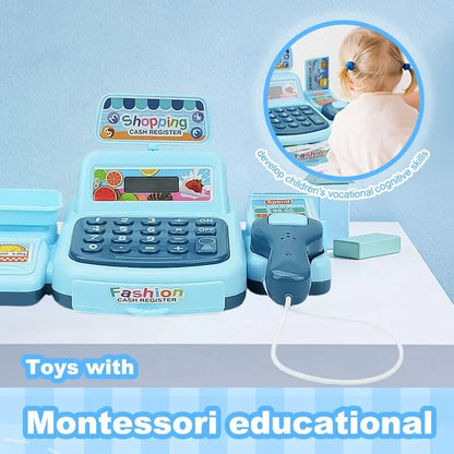 Supermarket Cashier Toy with Lights and Sounds for Kids