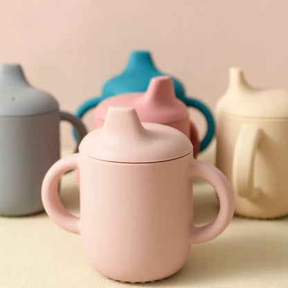 Baby Silicone Cup – 180ml Infant Training Drinking Cup