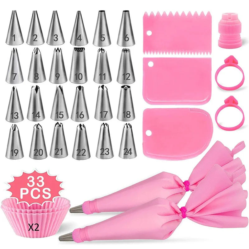 Cake Decorating Piping Kit