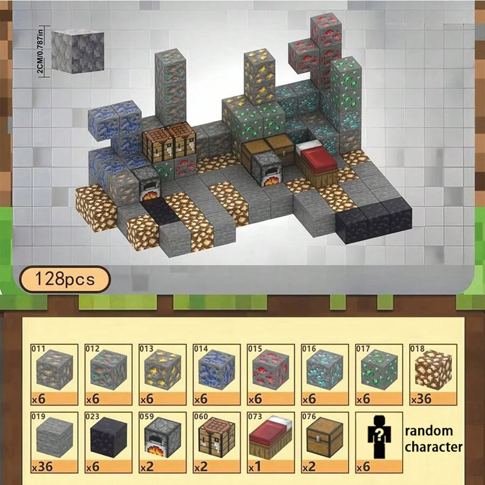 Magnetic Building Blocks for Creative STEM Construction and 3D Models