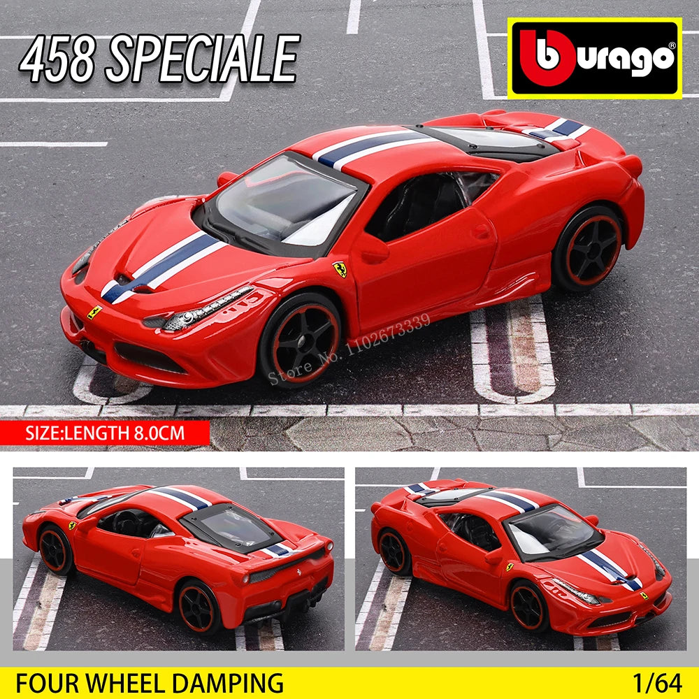 1:64 Diecast Car Model – Metal Alloy Sports Car Collectible