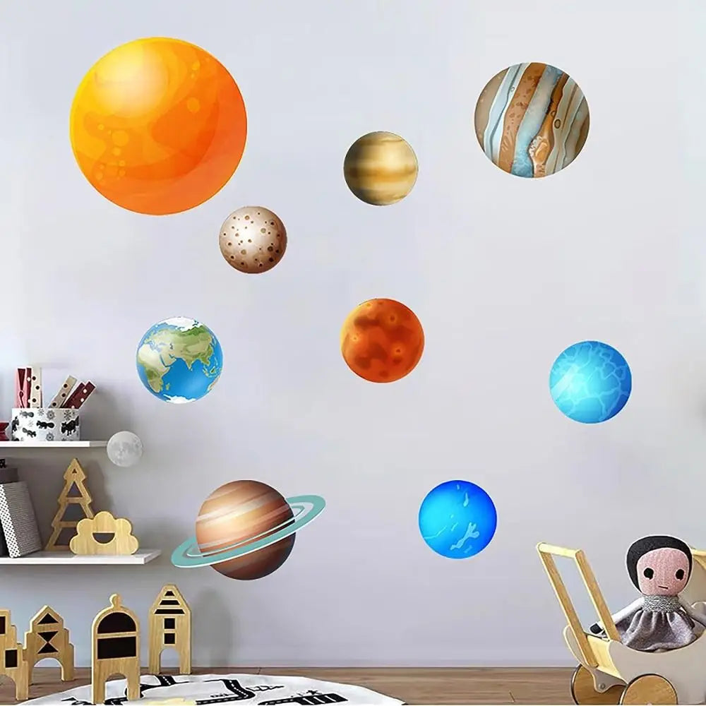Glow in the Dark Star Stickers – Luminous Wall Decals