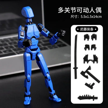 Multi-Jointed Robot Action Figure – Movable Poseable Model
