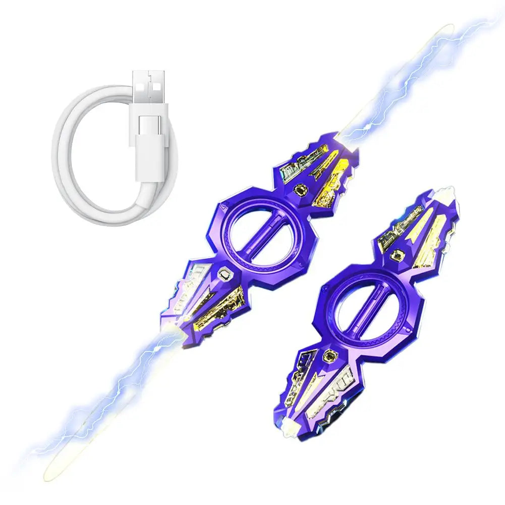 Light Up Sword Toy for Kids – Retractable Rotating LED Sword