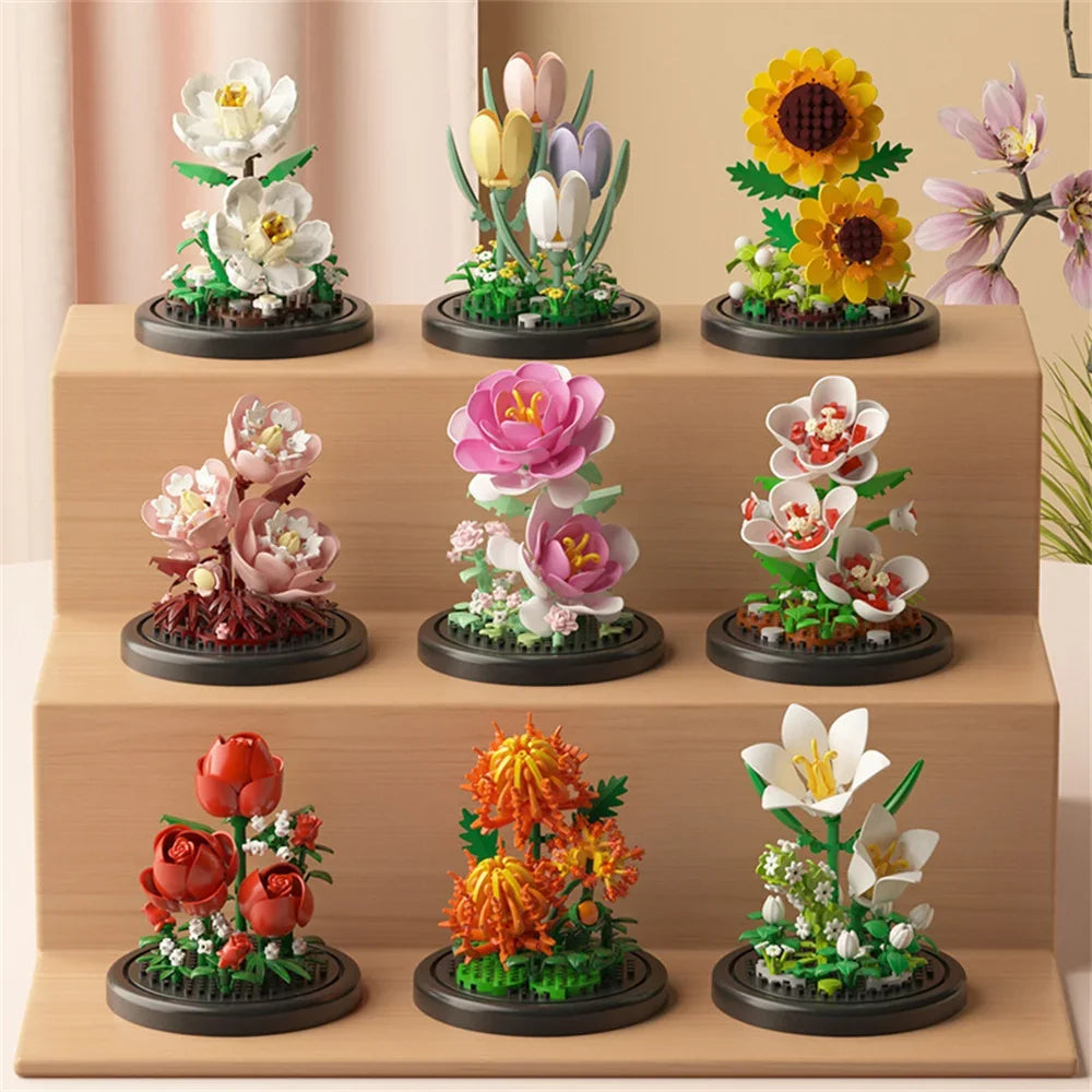 Flower Building Blocks – Bonsai Bouquet Micro Building Set