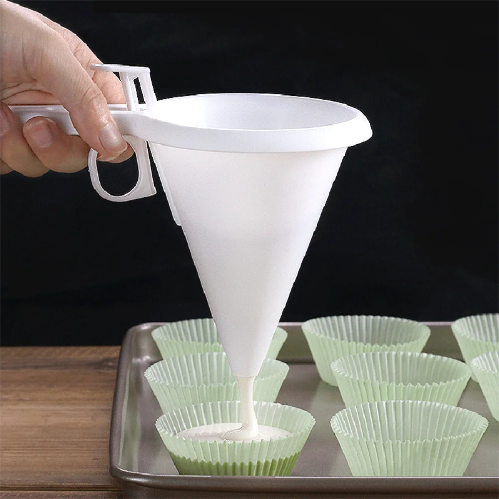Baking Funnel Adjustable Batter Dispenser for Pancakes Cakes & Pastry