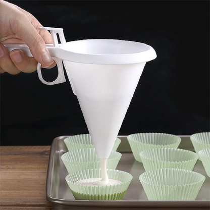 Baking Batter Dispenser, Adjustable Funnel for Pancakes & Pastry