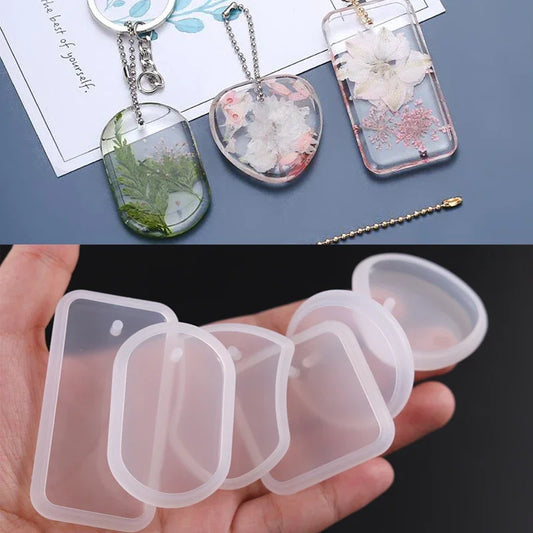 Keychain Silicone Molds – DIY Resin Jewelry Making Set