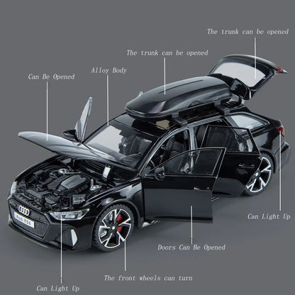 1/32 Diecast Car Model with Lights & Sound – Ready for Display