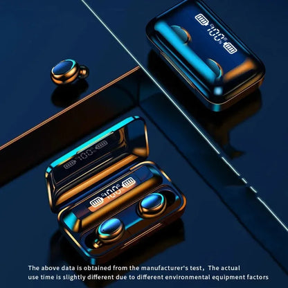 Wireless Bluetooth Earbuds TWS Noise Cancelling Headphones with LED Case