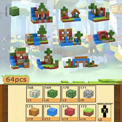 Magnetic Building Blocks for Creative STEM Construction and 3D Models