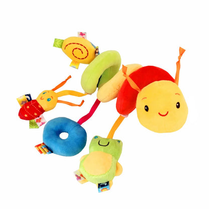 Baby Crib Toy – Hanging Sensory Comfort Toy with Squeaker