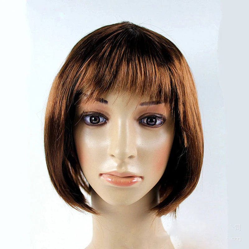 Short Bob Cosplay Wig – Synthetic Anime Costume Hair
