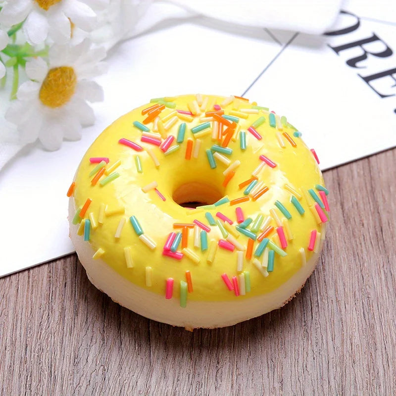 Fake Donut Decoration Artificial Food Display Prop Party Kitchen Decor