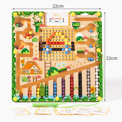 Magnetic Sorting Puzzle – Montessori Maze Learning Toy