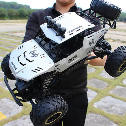 4WD RC Car – LED Lights Off-Road Remote Control Truck for Kids