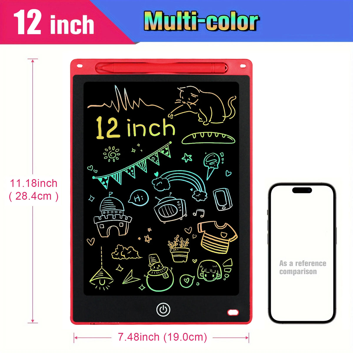 12 Inch LCD Writing Tablet – Electronic Drawing & Writing Board