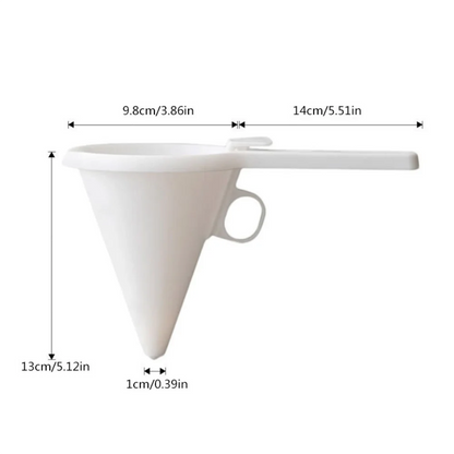Baking Funnel Adjustable Batter Dispenser for Pancakes Cakes & Pastry