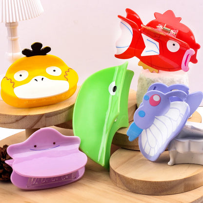 Cartoon Hair Claw Clip – Fashion Nylon Hair Accessory for Women