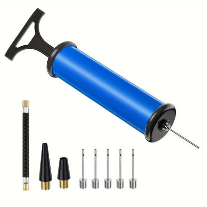 Ball Pump Portable Ball Inflator with Needle & Nozzle for Sports