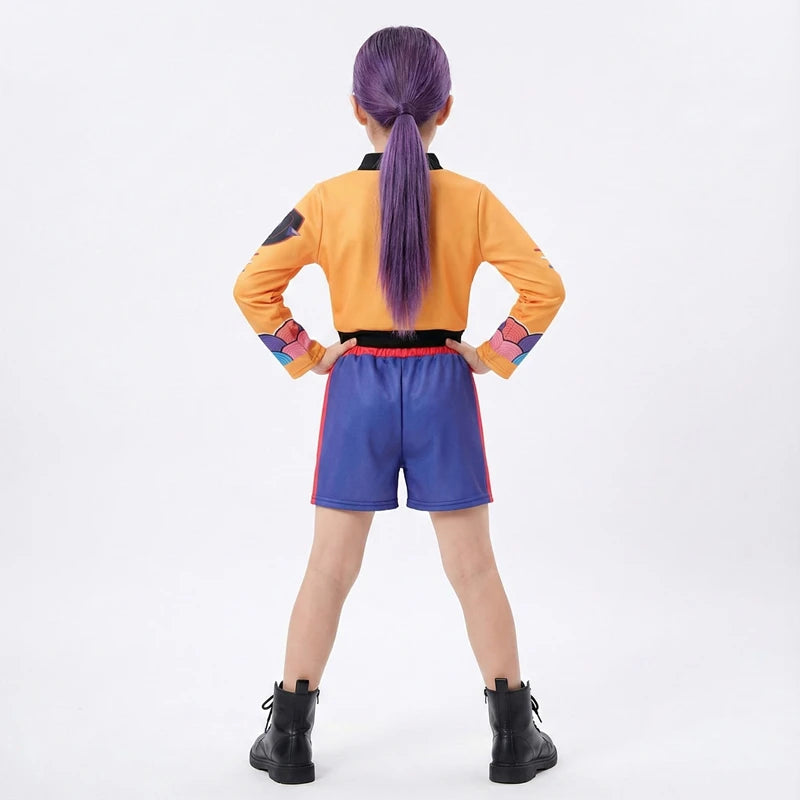 Anime Girl Cosplay Costume Top Vest Pants Set – Party Outfit