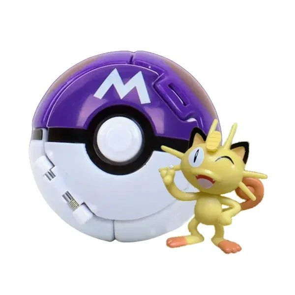 Anime Figure with Ball – Mini PVC Collectible Model Toy