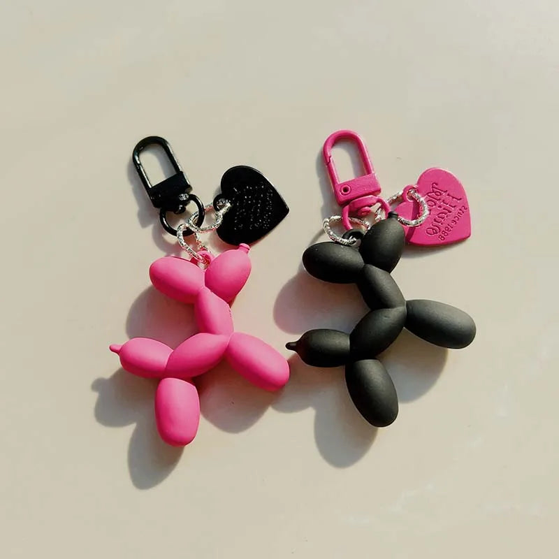 Dog Keychain, Cute Cartoon Jelly Dog Pendant & Animal Keyring