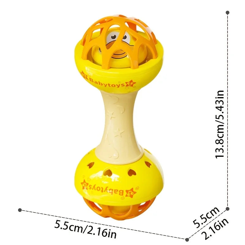 Baby Rattle Toy Sensory Grasping Spinning Educational Toy
