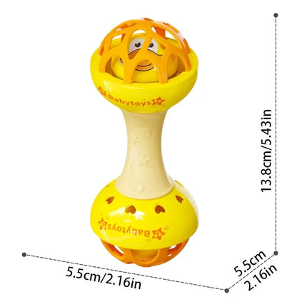 Baby Rattle Toy Sensory Grasping Spinning Educational Toy