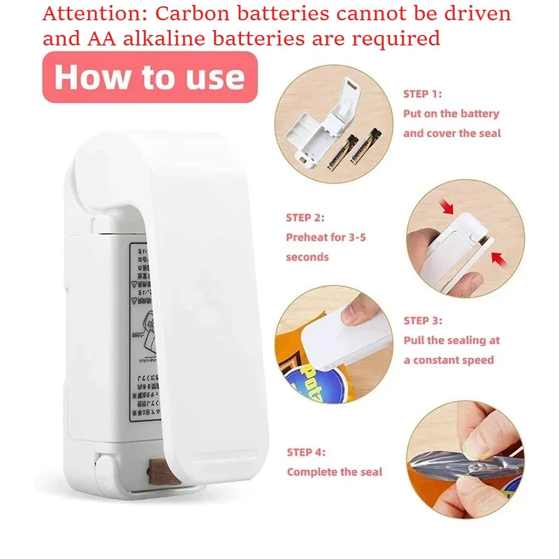 Mini Bag Sealer – Portable Heat Sealer for Food Packaging