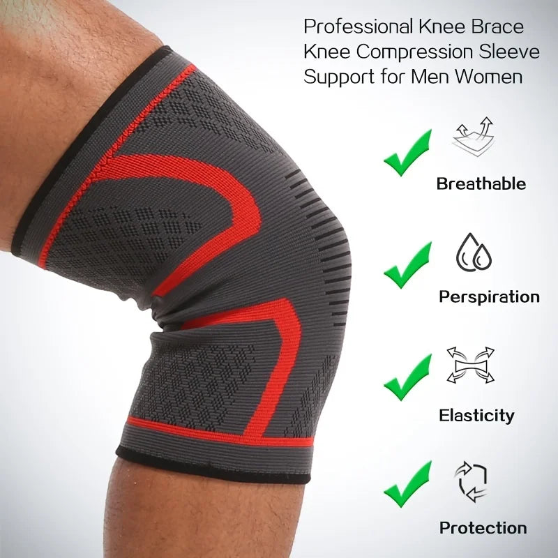 Knee Compression Sleeve, Support Brace for Men & Women