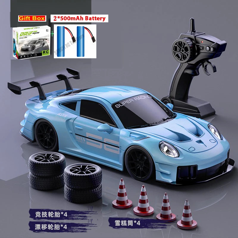 1:24 Scale RC Drift Racing Car with LED Lights and 4WD