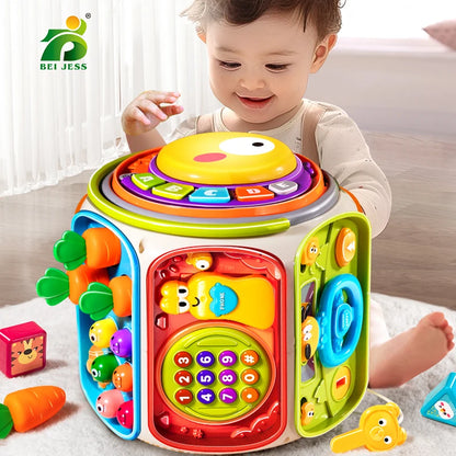 Baby Toy Phone for Toddlers – Musical Light-Up Educational Toy