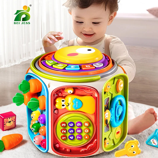 Baby Toy Phone for Toddlers – Musical Light-Up Educational Toy