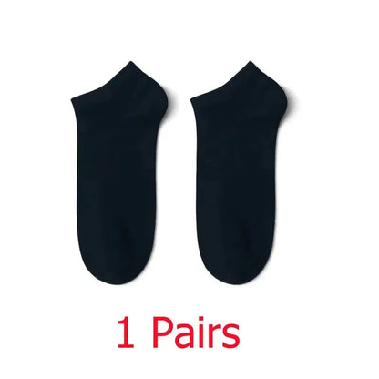 1-20pairs Wholesale Unisex Socks, Breathable Sports Socks, Solid Color Boat Socks, Comfortable Cotton Ankle Socks, White