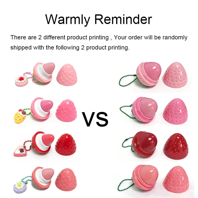 Strawberry Lip Gloss Moisturizing Hydrating Lip Balm 3.5g