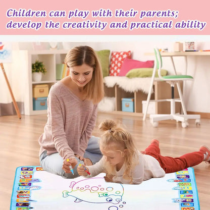 Water Drawing Mat – Reusable Doodle Painting Board for Kids