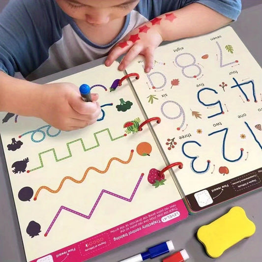 Tracing Workbook – Toddler Pen Control Writing & Drawing Practice Book