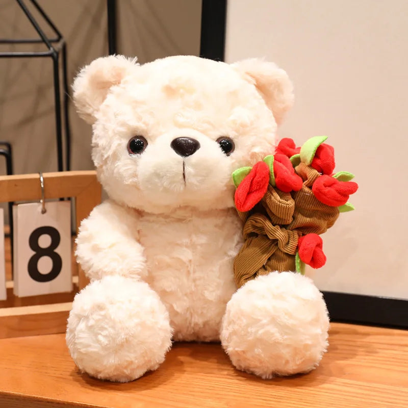 Rose Bear Plush